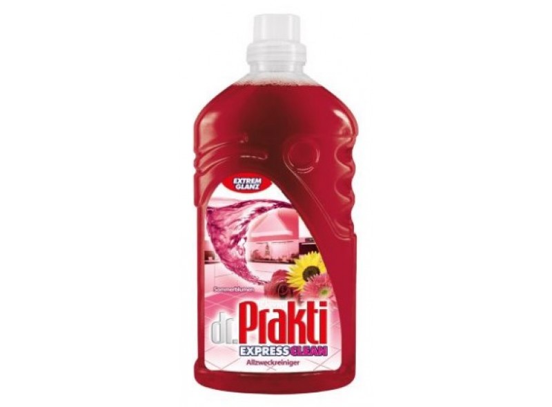 Миючий засіб універсальний Dr. Prakti 1 л (літні квіти) (97-733) Миючий засіб універсальний Dr. Prakti 1 л (літні квіти) (97-733)